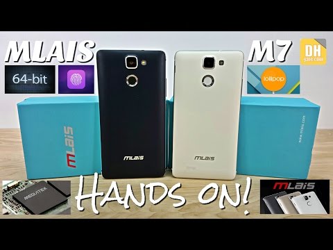 Mlais M7 - [Hands On] - White & Black - MTK6752 - 3GB/16GB - Touch ID - 5.5" HD IPS - 5.0 OS - Metal