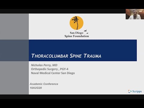 Thoracolumbar Spine Trauma  August 10, 2020