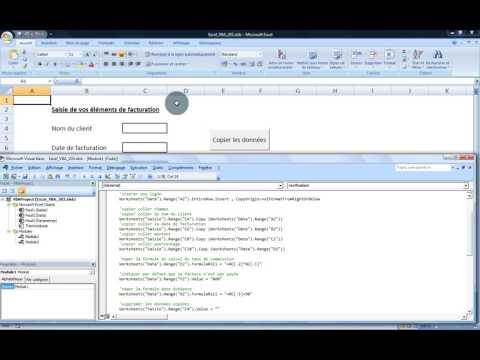 Excel VBA 203 Definir les variables utiles