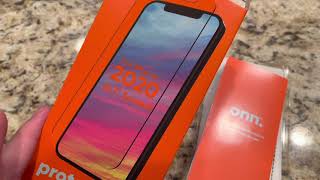 Protect Onn Screen protector: Inexpensive and great quality: iPhone 12 pro max, 12 pro