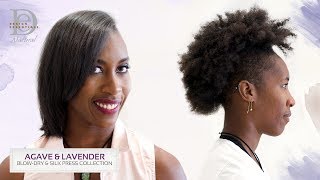 Tutorial | Silk Press on Type 4 Natural Hair with Agave & Lavender Collection