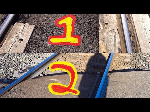 Perché ci sono i binari 1 e 2 sulle ferrovie! Due grandi treni con DPU, tutto a posto! Treno merc...