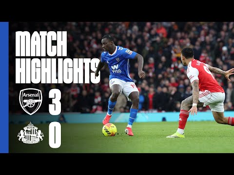 에미레이츠 스타디움에서의 패배 | 아스널 3 - 0 선덜랜드 AFC | 프리미어리그 하이라이트