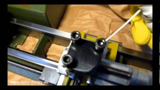 Proxxon PD 230/E Drehmaschine NEU/NEW säubern/cleaning und ölen/oiling