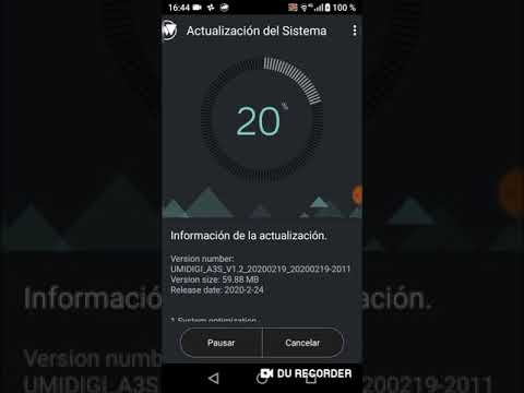 Umidigi A3S Segunda actualización del sistema vía OTA