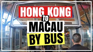 HOW TO TRAVEL FROM HONG KONG TO MACAU BY BUS - Step By Step Guide | Froi and Geri