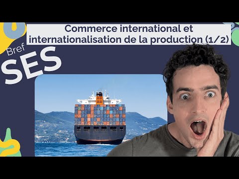Commerce international et internationalisation de la production (1/2) |  Terminale SES (Bac 2025)