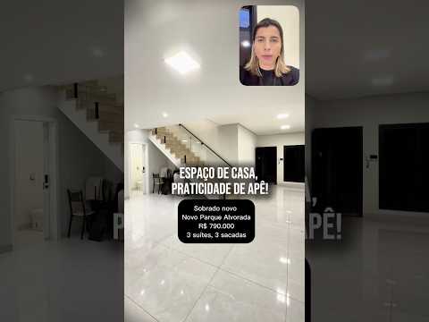 Sobrado à venda no Novo Parque Alvorada, Dourados MS, 3 suítes por R$ 790.000