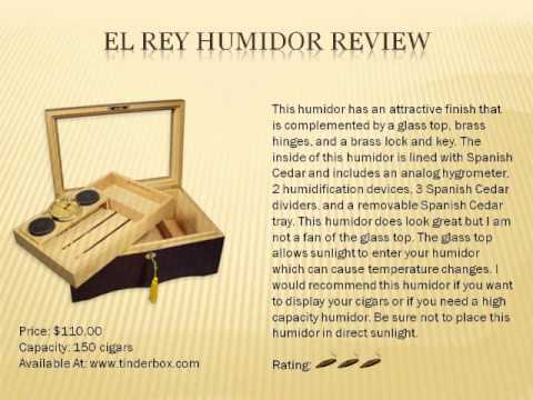 The Cigar Suite - El Rey Humidor Review