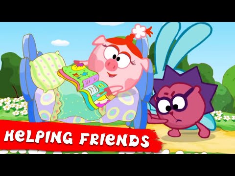 KikoRiki 2D | Best episodes about Helping friends | Cartoon for Kids