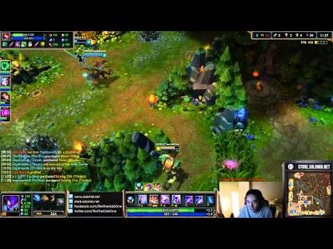 TheOddOne playing ranked 5's team against Bjergsen