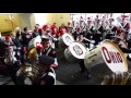 Ohio State Marching Band Percussion Show Marching Into Skull Bass Drums 10 17 2015 OSU vs PSU