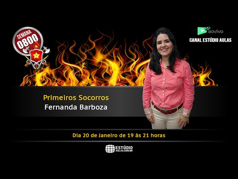 Aulão 0800 – Prof. Fernanda Barboza - Primeiros Socorros CBMDF 2016