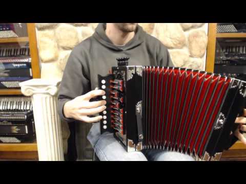WMCAJUND - Black Weltmeister Cajun Diatonic Accordion D 10 2 $1299
