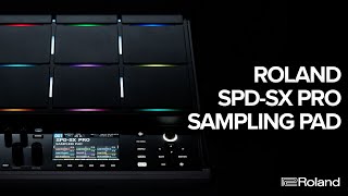 YouTube Video - Introducing the Roland SPD-SX PRO Flagship Sampling Pad