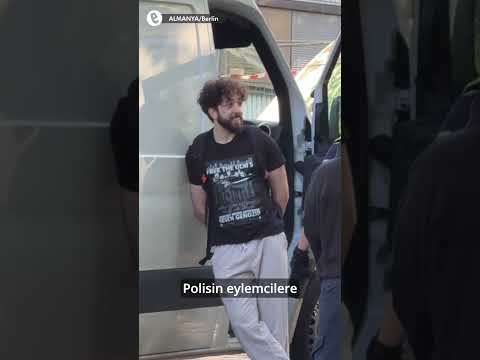 Berlin’de polis, İsrail'e silah üretecek Rheinmetall'i protesto edenlere silah çekti