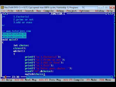 Basic Program In C In Tamil