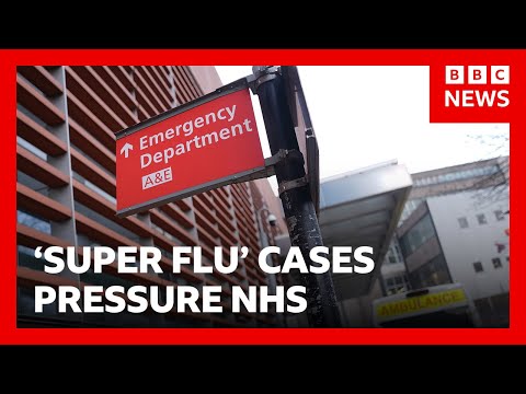 Video | England hospitals face record flu patients | BBC News