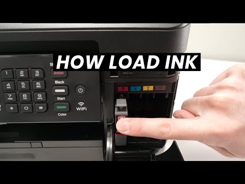 How to Load Ink Cartridges in Brother MFC-J1010DW & J1012DW Printer