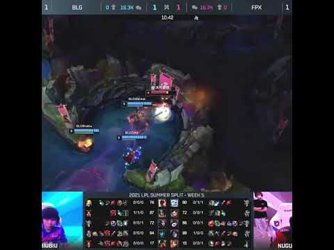 Nuguri will be The Shy version 2.0 in lpl 🧐 | Fpx vs Blg game 3 #shorts