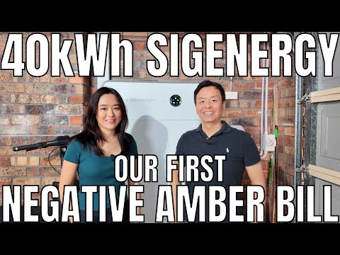 Thumbnail: Our First Negative Amber Electric Bill with a 40kWh Sigenergy Battery