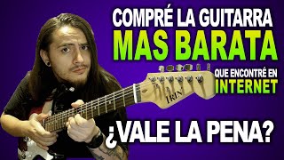 Video thumbnail for Compré LA GUITARRA MÁS BARATA que encontré EN INTERNET ¿Valió la pena? || IRIN Stratocaster by Mitch R.