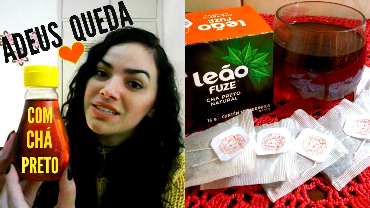 CHÁ PRETO PARA QUEDA DE CABELO E CRESCIMENTO