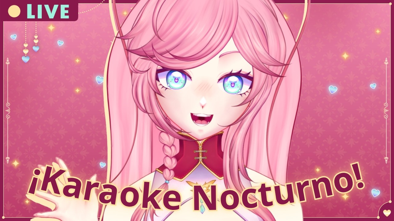 【EXTENSIBLE INFINITO】¡DÍA 58! | ¡KARAOKE NOCTURNO! 🦐💗 | !redes !discord !kofi !karaoke