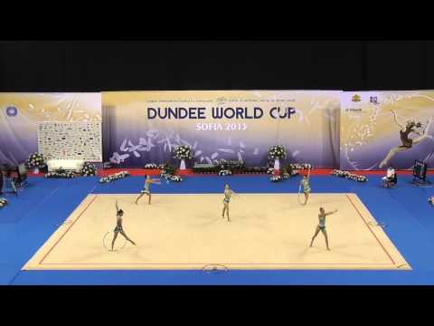FIG RG Dundee World Cup 2015 - Brazil - 6 clubs + 2 hoops