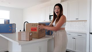 FIRST 24HRS IN OUR NEW HOME! +first home decor haul!