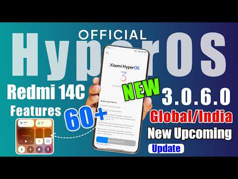 Redmi 14C HyperOS 3.6 & Android 16 New 70+ Update in India 🎉 Big Update with New Features