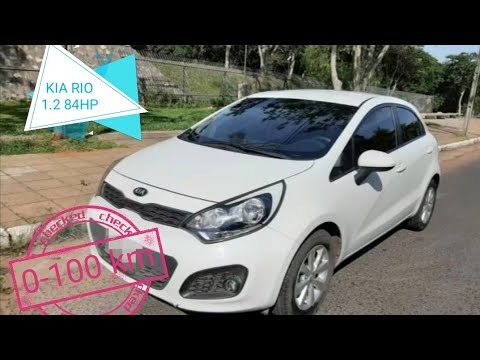 KIA RIO 1.2 84HP 0-100 KM ACCELERATION