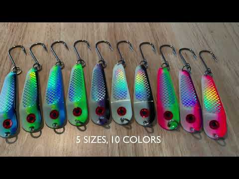 Loony Spoon by Spirit Lures (underwater view)