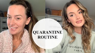SPEND THE DAY WITH ME IN QUARANTINE | Makeup + Hair Routine