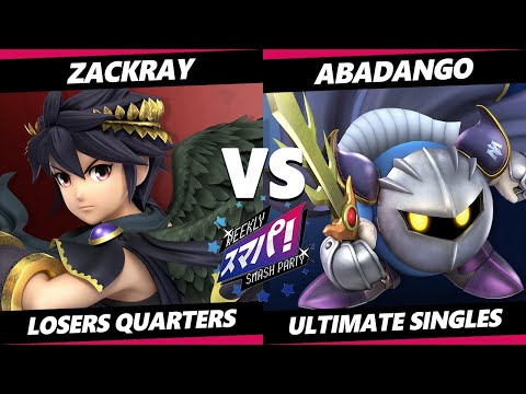 Sumapa 82 Top 8 - Zackray (Pit, Dark Pit) Vs. Abadango (Meta Knight) SSBU Ultimate Tournament
