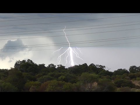 Summer Lightning Storm, Perth WA, 25 Feb 2020
