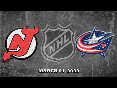 NHL Devils vs Blue Jackets | Mar.01, 2022
