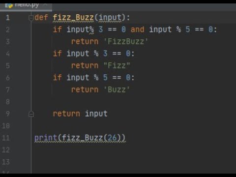 Python Interview Question - Fizz Buzz