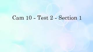 [Engsub] Cam 10 - Test 2- Section 1