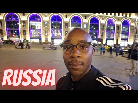 Moscow Russia at Night is Mesmerizing! Russia 2024