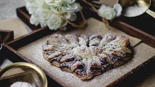 Heart-Shaped Nutella Puff Pastry Valentine's Day Dessert | Baking Video Recipe