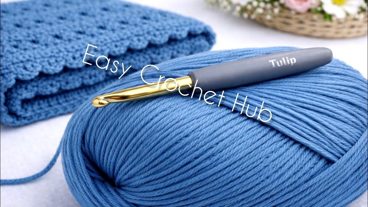 😱Just 2 ROWS, So EASY! Crochet Blanket Pattern⚡