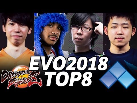 EVO 2018 DBFZ TOP8 FINALS (TIMESTAMP) SonicFox GO1 Fenritti Kazunoko Moke Supernoon Kubo KnowKami