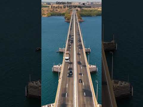 APARECIDA DO TABOADO MS, PROJETO VISÃO AÉREA - DIVISA DOS ESTADOS DE SP/MS NO RIO PARANÁ.