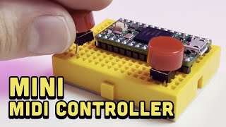 Video thumbnail for World’s SMALLEST MIDI Controller | Made with Teensy & Arduino by Moby Pixel