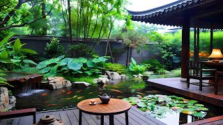Designing Chinese Backyard Fish Pond - Chinese Home Design Ideas for your House