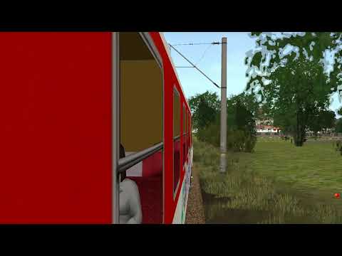 Trainz 2010 BDZ fast train in Plovdiv