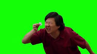 Señor Chang "it's a tiny piece of paper" Community green screen