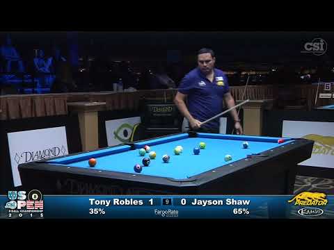 2015 US Open 8-Ball: Tony Robles vs Jayson Shaw