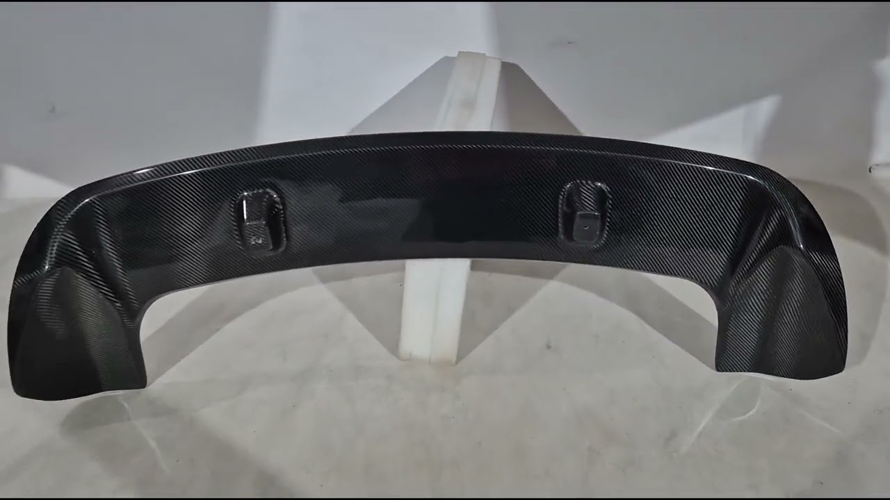 BMW X5 G05 2019–2026 Takalasin spoileri V3 (Aitoa hiilikuitua) Video 1